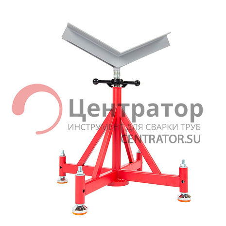 Трубная опора V-образная 1225 (высота 610-920 мм)