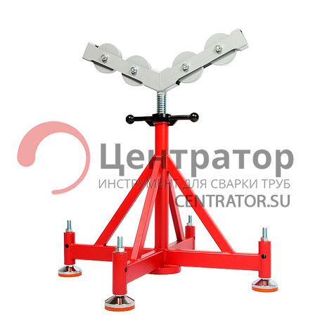Роликовая опора V-образная 1225 (высота 610-920 мм)
